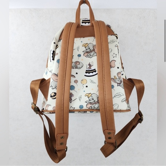 Loungefly Disney Dumbo Icon Print Mini Backpack - Picture 2 of 5